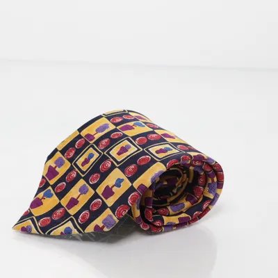 Tie (Yellow, Black, Multicolored) from Westbury Silk