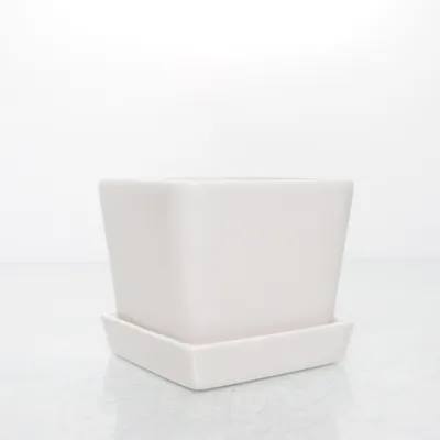 Pot (White) from Indiska Bazaar
