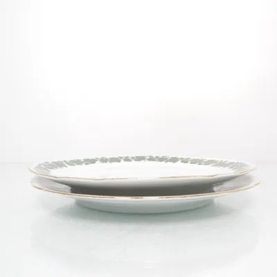 Tallrik (Grön, Vit) från Meissen