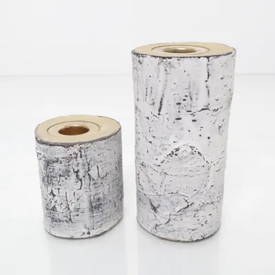 Candlestick (Gray, White) from Home by Tchibo