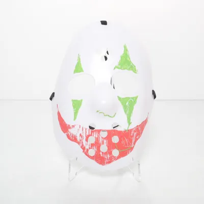 Masquerade-masker (Wit, Meerkleurig)