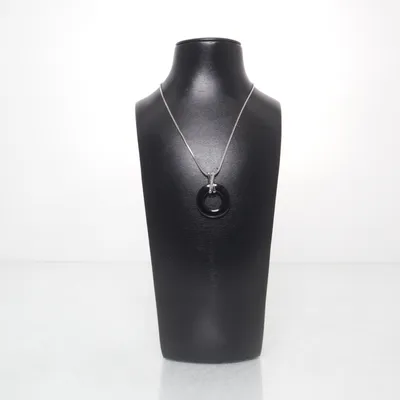 Halsband (Silverfärgad, Svart) från Coal Okänd metall