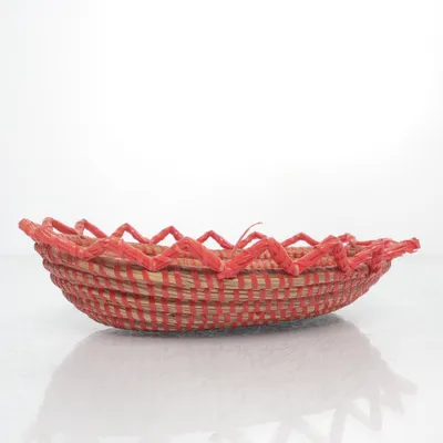 Fruktskål (Beige, Röd)