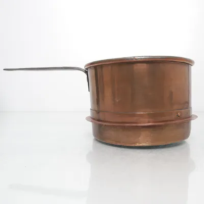 Steelpan (ÄKTA ANTIK KOPPAR KASTRULL )