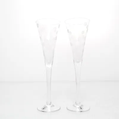 Champagne glas (Hvid) fra Hand Made Quality