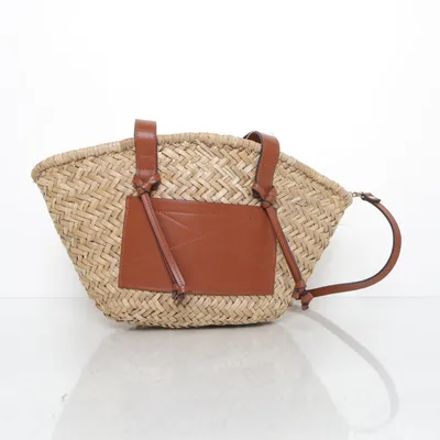 Strandtaske (Beige, Brun) fra Mango