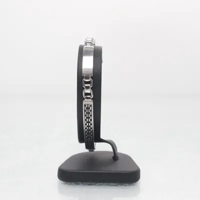 Bangle (Zilver, Zwart) van Fossil Onbekend materiaal