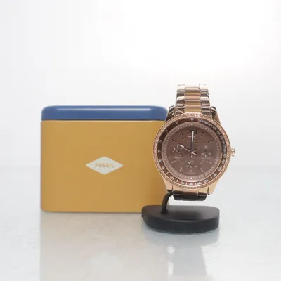 Wristwatch (Gold, Brown) from Fossil