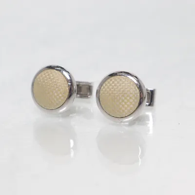 Manchetknopen (Zilver, Beige) van TM Lewin Onbekend materiaal