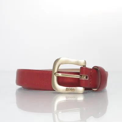 Belt (Red) from Boss Hugo Boss Leather