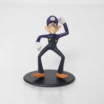Legetøjsfigur (Waluigi (Nintendo)) fra Super Mario