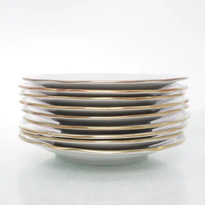 Plate (White, Multicolored) from Rörstrand