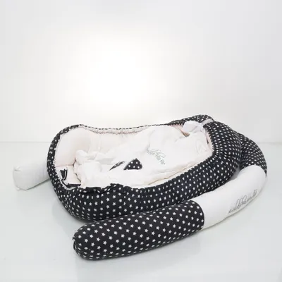 Babynest (Zwart, Wit)