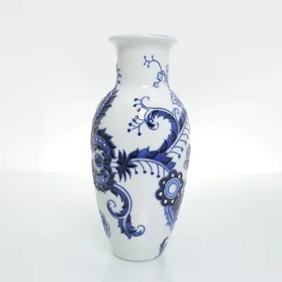 Vase (Blue, White) from Old Tupton Ware