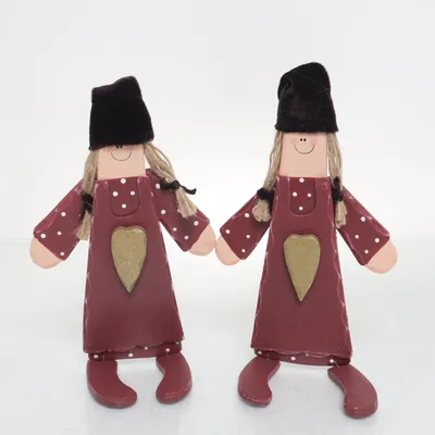 Väggdekoration (Röd, Flerfärgad)