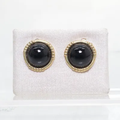 Earrings (Gold, Black) from Amerik Unknown metal