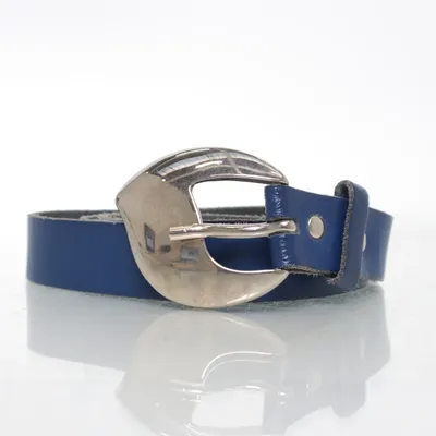 Bälte (Blå, Silverfärgad)