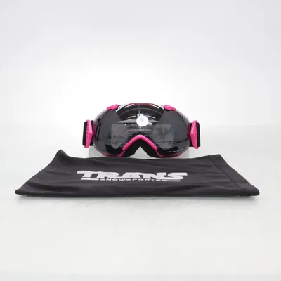 Skibril (Roze, Zwart)