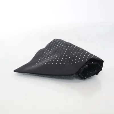 Tie (Black, White) from Made in italy Polyester