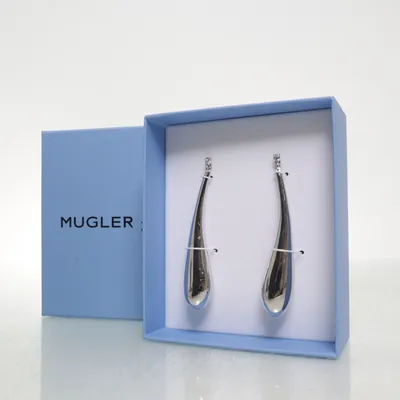 Earrings (Silver) from Mugler x H&M Unknown metal