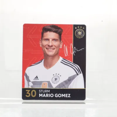 Collector card (Red, Multicolored) from Deutscher Fussball-Bund