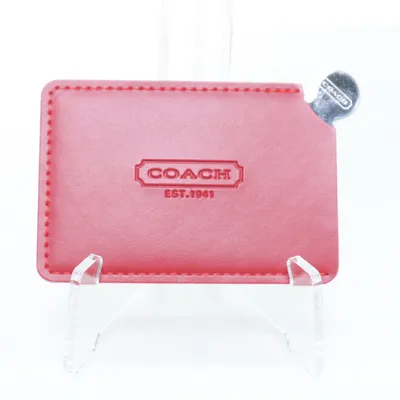 Kaarthouder (Rood, Zilver) van Coach