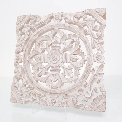 Wanddecoratie (Wit, Beige)