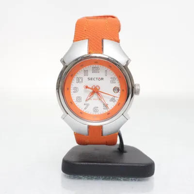 Wristwatch (Orange, Silver) from Sector