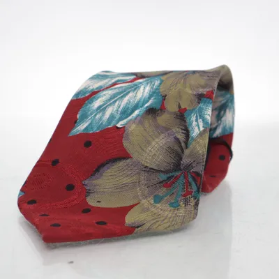 Tie (Red, Multicolored) from Giovanni Rossi