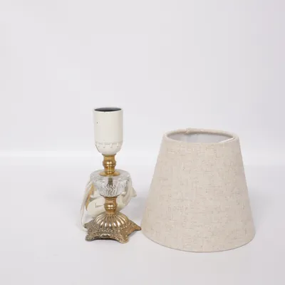 Table lamp (Beige, Gold)