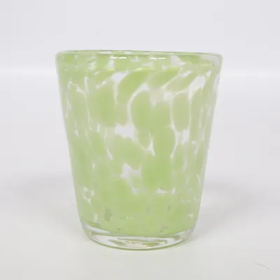 Dricksglas (Grön, Vit)