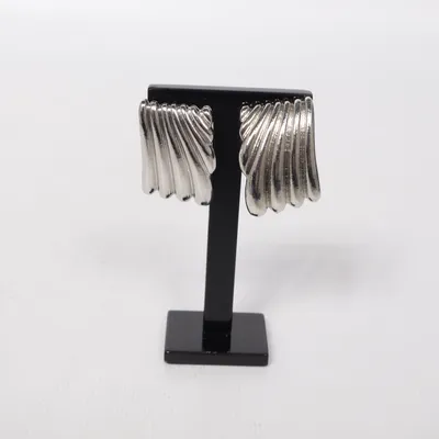 Örhängen (Silverfärgad) Okänd metall