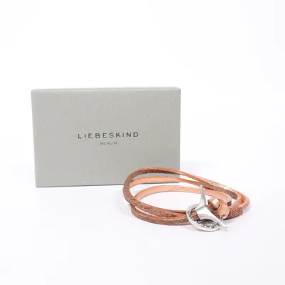 Armband (Guldfärgad) från Liebeskind Berlin Okänd metall, Skinn