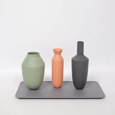 Vase (Sort, Orange, Grøn) fra Muuto