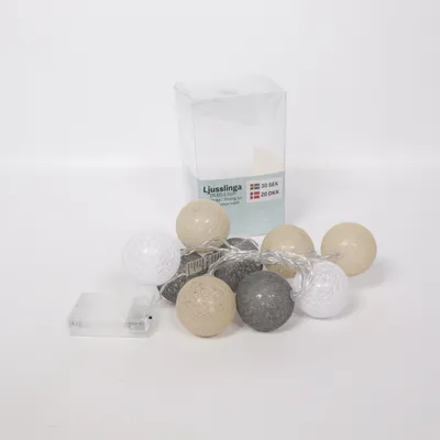 Ljusslinga (Grå, Beige, Vit) från DollarStore