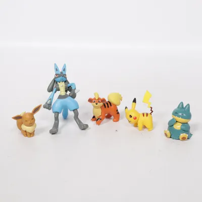 Legetøjsfigur (Blå, Gul) fra Pokémon