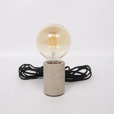 Bordslampa (Beige, Svart)