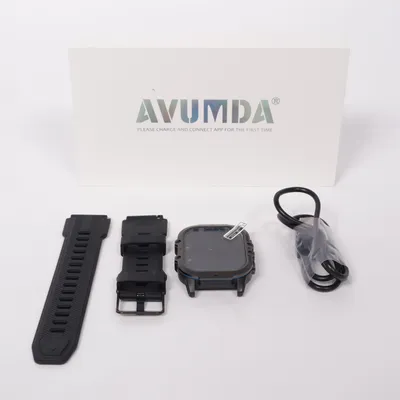 Smart watch (Black, Gray) from AVUMDA