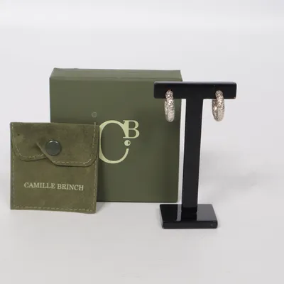 Örhängen (Silverfärgad) från Camille Brinch Okänd metall