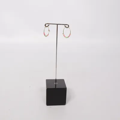 Øreringe (Guld, Pink, Flerfarvet) Ukendt metal