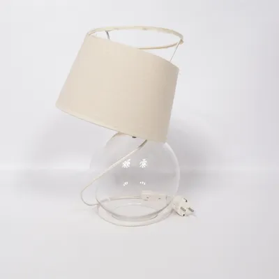 Bordslampa (Beige, Transparent)