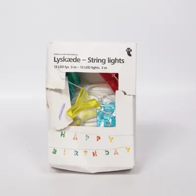 String lights (Multicolored) from Flying Tiger