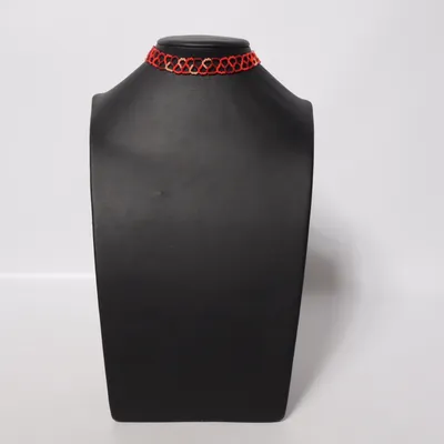 Choker (Rød, Pink) fra Anni Lu Plast