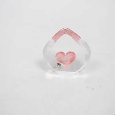 Wohndekoration (Rot, Transparent) von Mats Jonasson Målerås