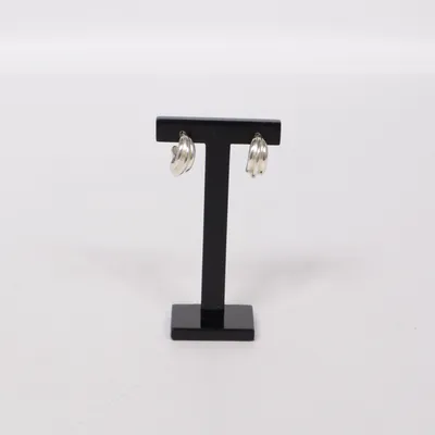 Örhängen (Silverfärgad) Okänd metall