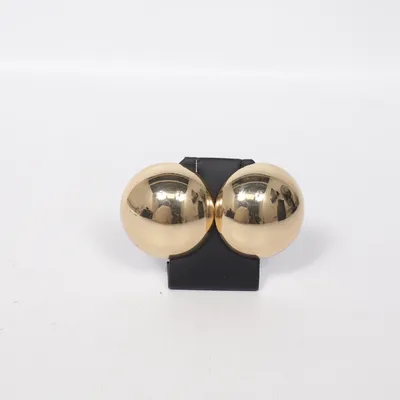Örhängen (Guldfärgad) Okänd metall