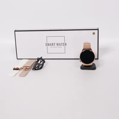 Smart watch (Gold, White)