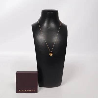 Halsband (Guldfärgad) från Monica Vinader Okänd metall