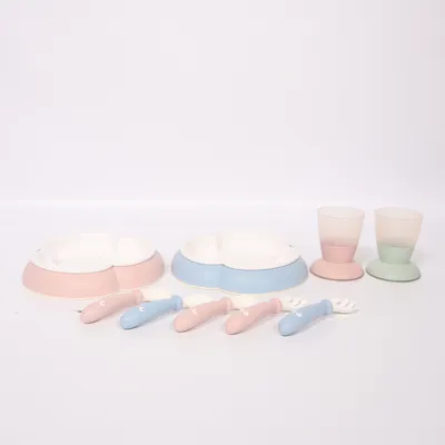 Barnservis (Grön, Rosa) från BabyBjörn