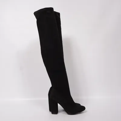 Boots (Black) from NLY Shoes Faux suede